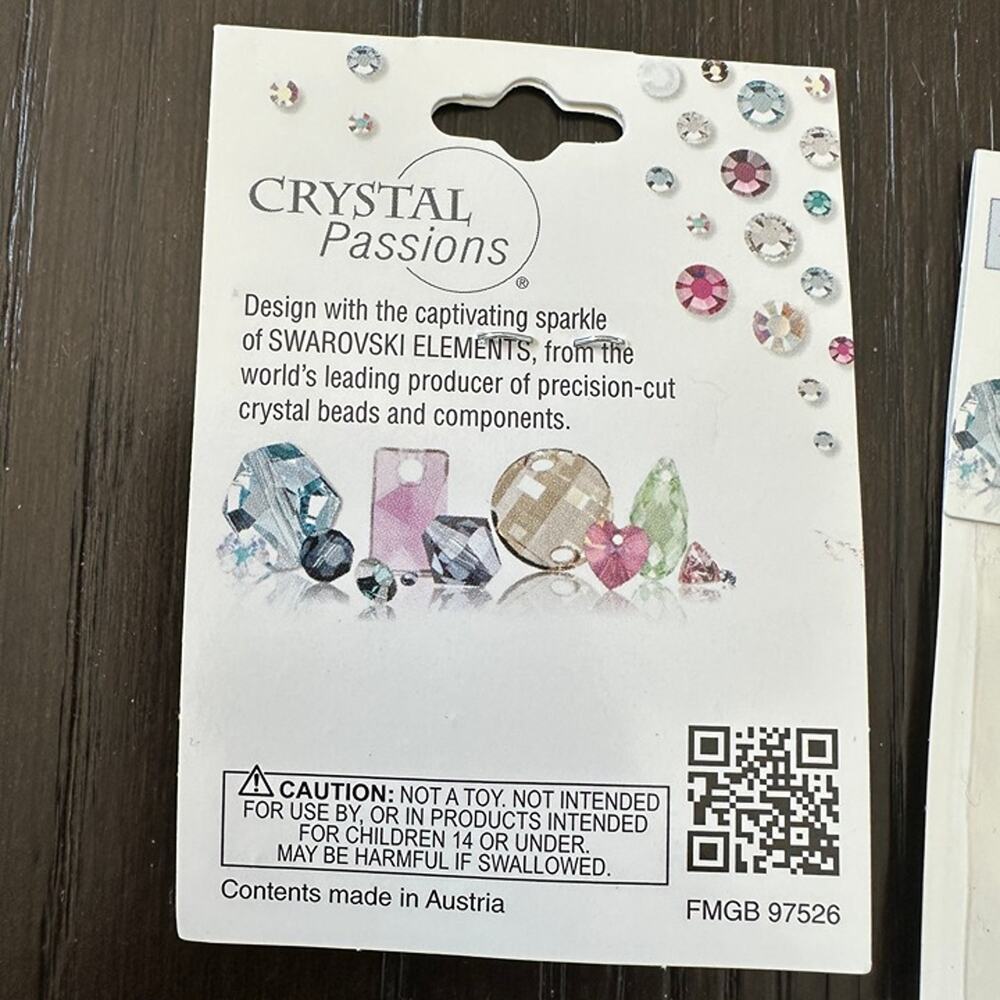 8 pcs, 6mm Crystal AB Passions Swarovski Elements Square Rondelle Spacers Beads - Picture 2 of 3